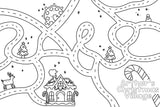 Christmas Village Name Poster