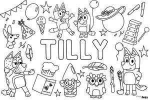Bluey Name Poster!