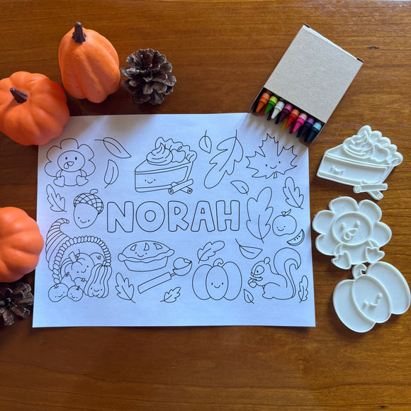 Thanksgiving Name Poster