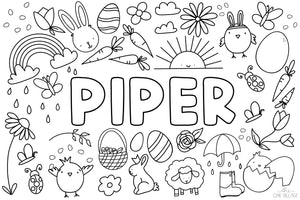 Easter Name Poster