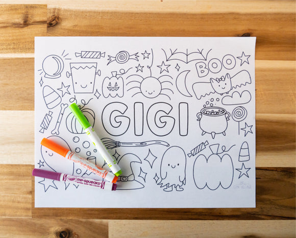 Halloween Name Poster