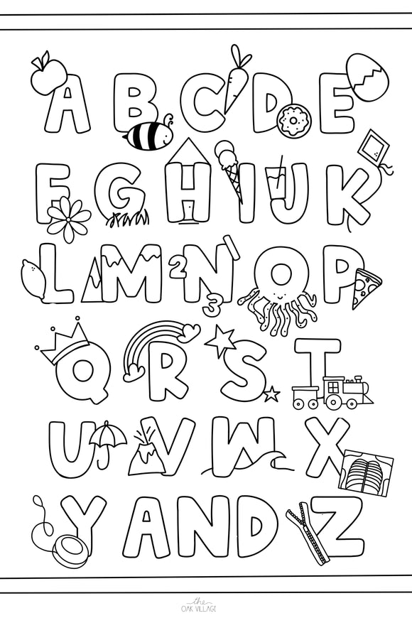 Alphabet Poster